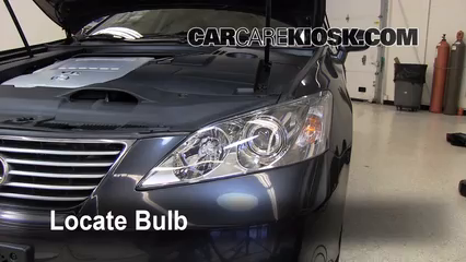 2008 Lexus ES350 3.5L V6 Lights Headlight (replace bulb)